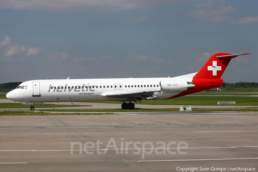 Helvetic Airways Fokker 100 (HB-JVC) | Photo 46243