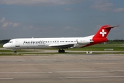 Helvetic Airways Fokker 100 (HB-JVC) at  Hamburg - Fuhlsbuettel (Helmut Schmidt), Germany