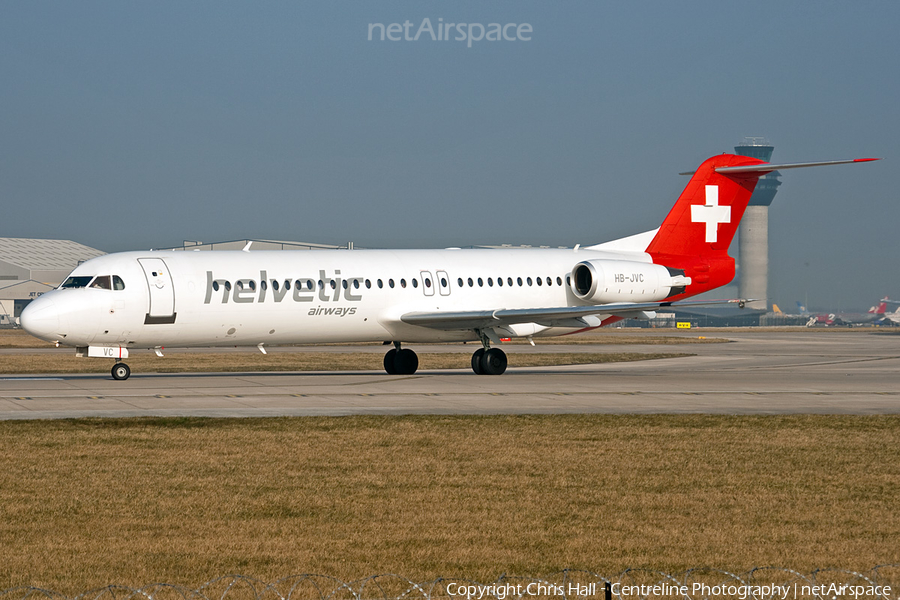 Helvetic Airways Fokker 100 (HB-JVC) | Photo 22480