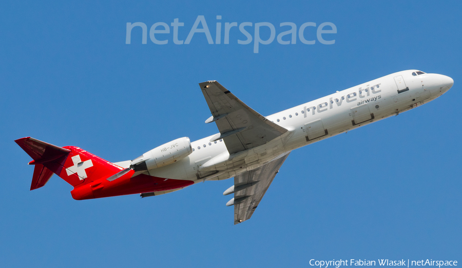 Helvetic Airways Fokker 100 (HB-JVC) | Photo 253085