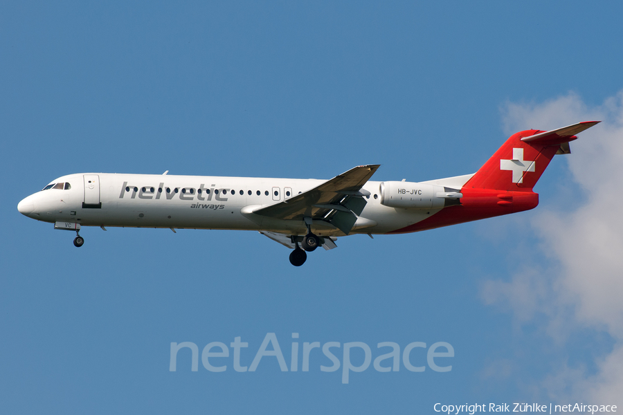 Helvetic Airways Fokker 100 (HB-JVC) | Photo 253189