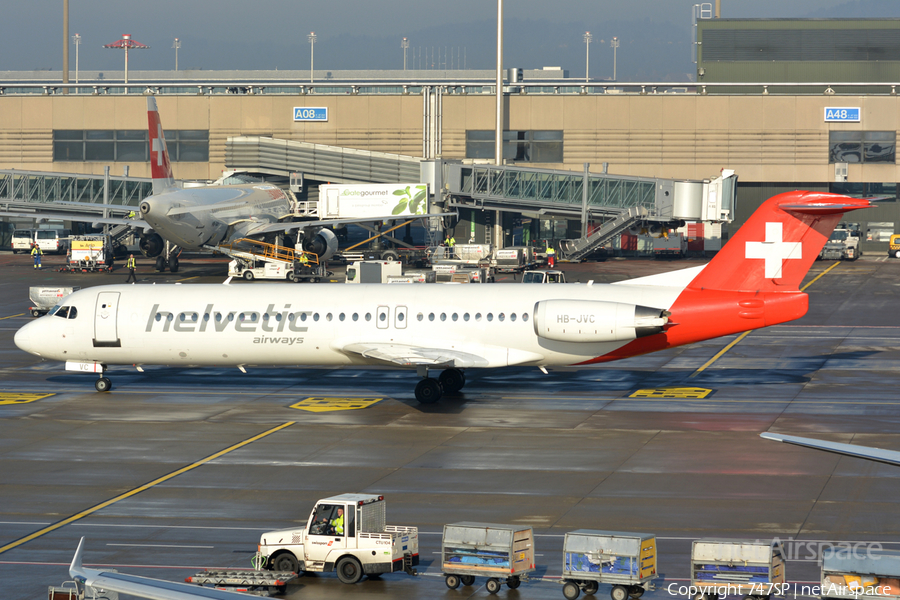 Helvetic Airways Fokker 100 (HB-JVC) | Photo 38372