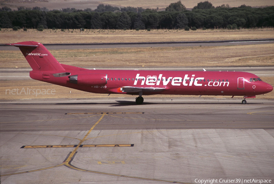 Helvetic Airways Fokker 100 (HB-JVD) | Photo 544016