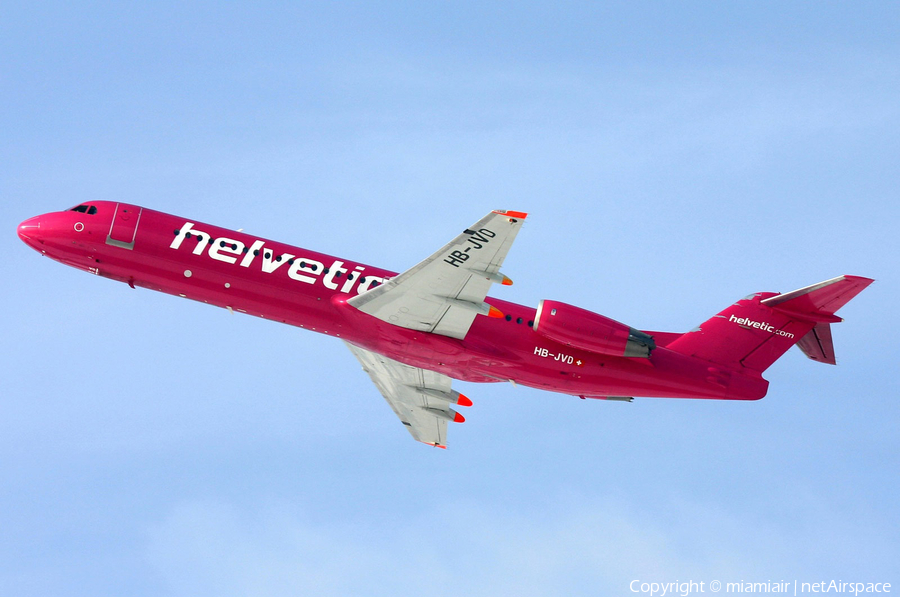 Helvetic Airways Fokker 100 (HB-JVD) | Photo 743