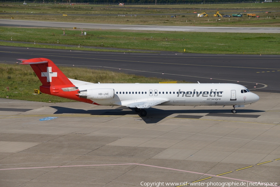 Helvetic Airways Fokker 100 (HB-JVE) | Photo 346395