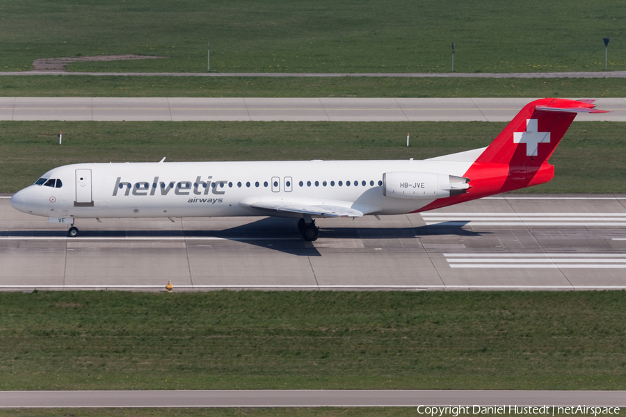 Helvetic Airways Fokker 100 (HB-JVE) | Photo 421086