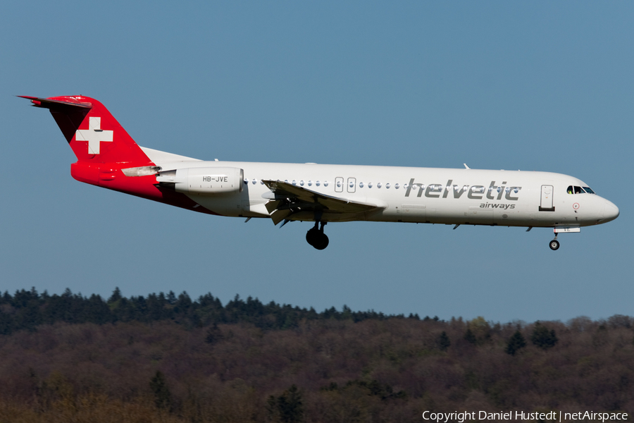 Helvetic Airways Fokker 100 (HB-JVE) | Photo 421587