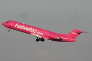 Helvetic Airways Fokker 100 (HB-JVE) at  Zurich - Kloten, Switzerland