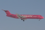 Helvetic Airways Fokker 100 (HB-JVE) at  Zurich - Kloten, Switzerland