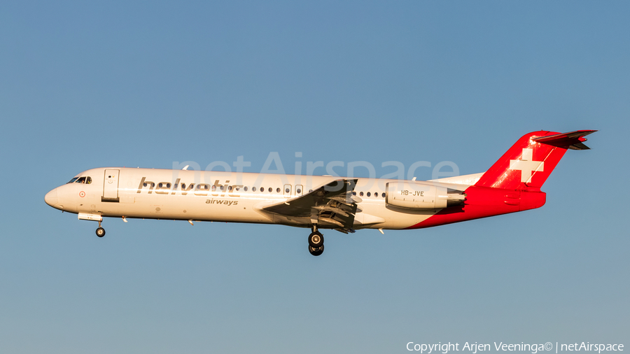 Helvetic Airways Fokker 100 (HB-JVE) | Photo 286772