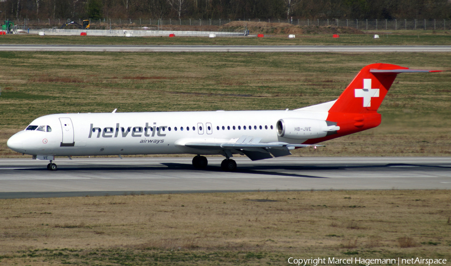 Helvetic Airways Fokker 100 (HB-JVE) | Photo 120676