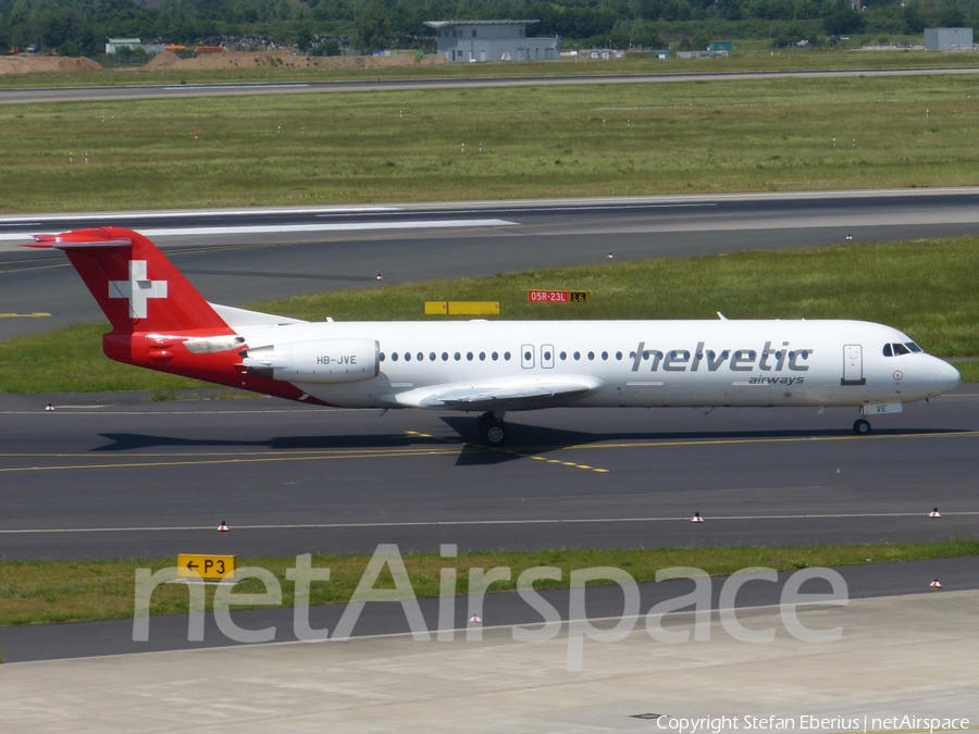 Helvetic Airways Fokker 100 (HB-JVE) | Photo 166454