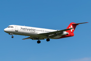 Helvetic Airways Fokker 100 (HB-JVE) at  Hannover - Langenhagen, Germany