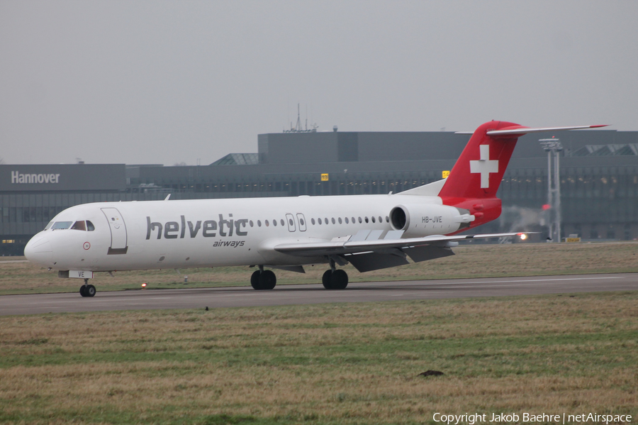 Helvetic Airways Fokker 100 (HB-JVE) | Photo 139110