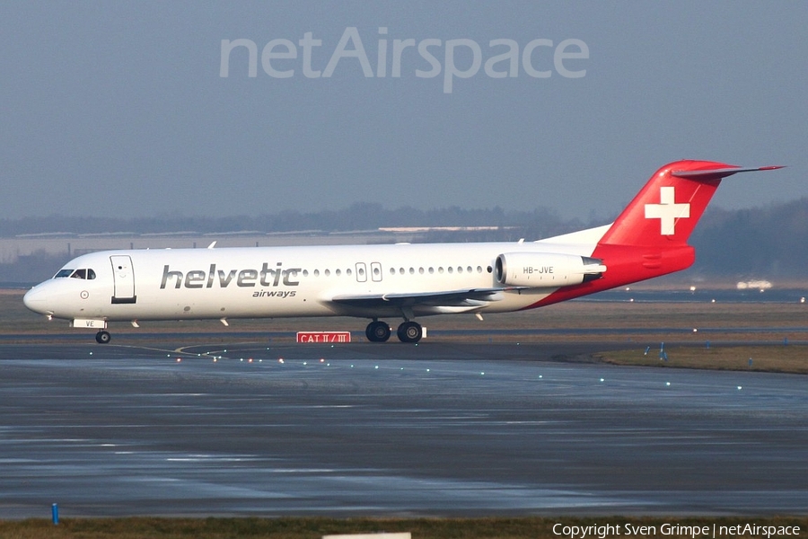 Helvetic Airways Fokker 100 (HB-JVE) | Photo 37949