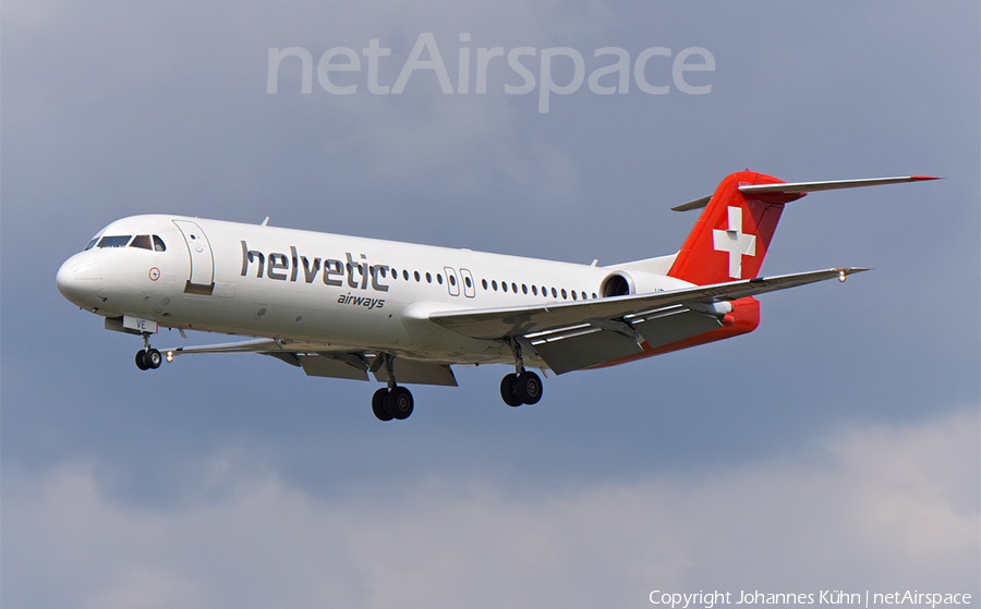 Helvetic Airways Fokker 100 (HB-JVE) | Photo 185214