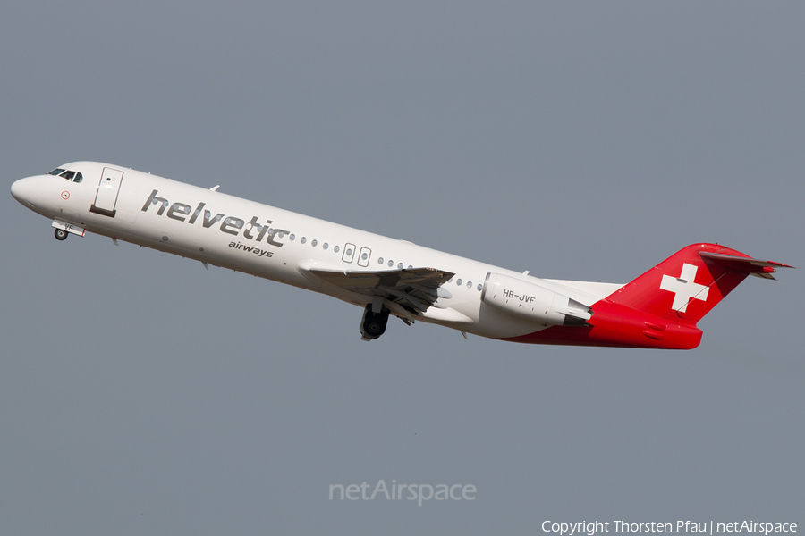 Helvetic Airways Fokker 100 (HB-JVF) | Photo 79799