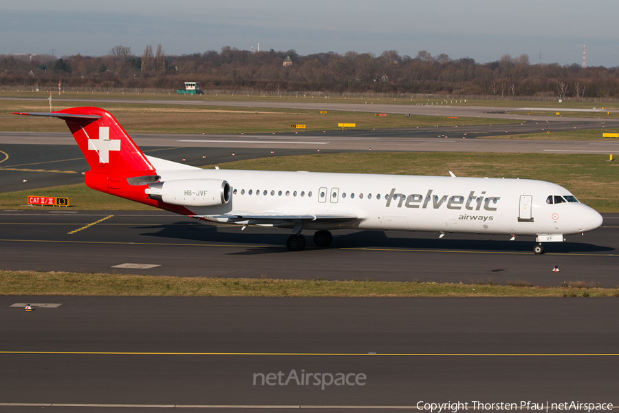 Helvetic Airways Fokker 100 (HB-JVF) | Photo 65161