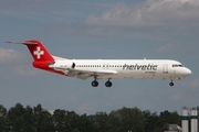 Helvetic Airways Fokker 100 (HB-JVF) at  Hamburg - Fuhlsbuettel (Helmut Schmidt), Germany