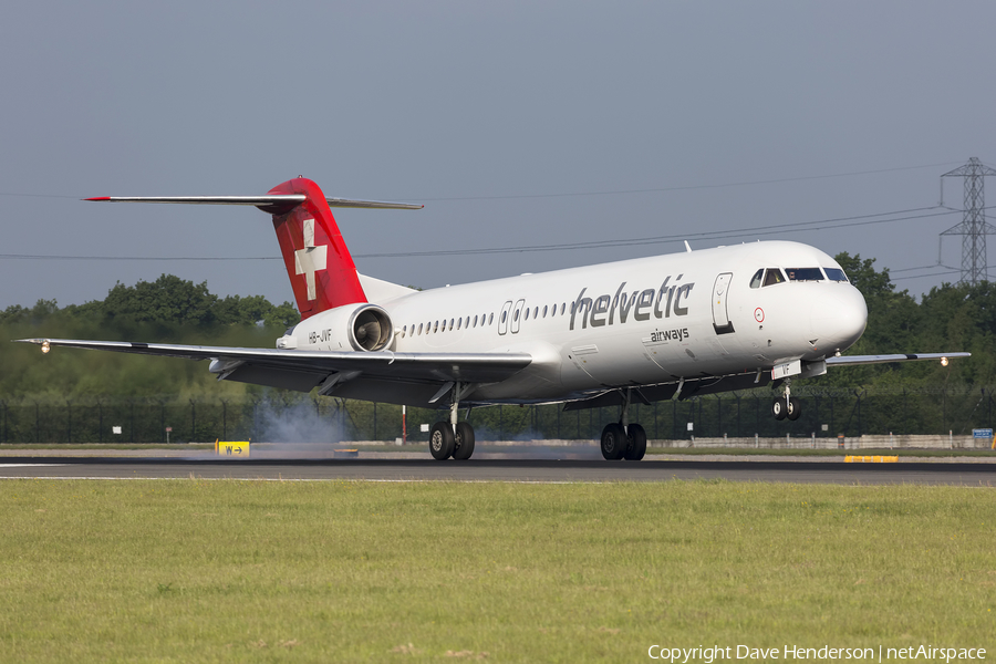 Helvetic Airways Fokker 100 (HB-JVF) | Photo 113486