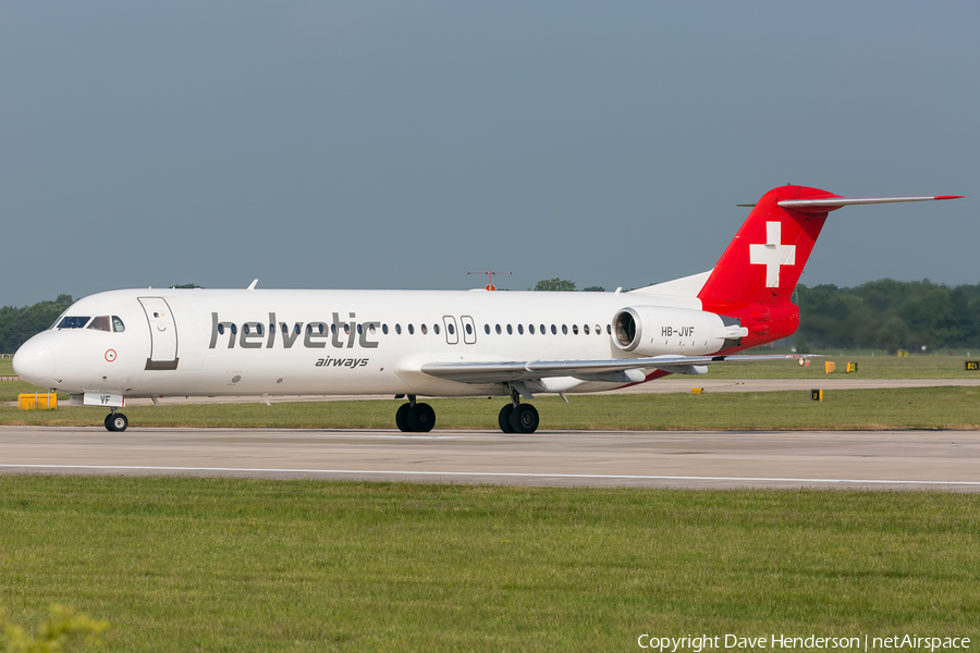 Helvetic Airways Fokker 100 (HB-JVF) | Photo 141575
