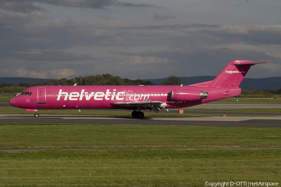 Helvetic Airways Fokker 100 (HB-JVF) | Photo 256796