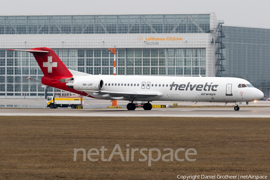 Helvetic Airways Fokker 100 (HB-JVF) | Photo 288570