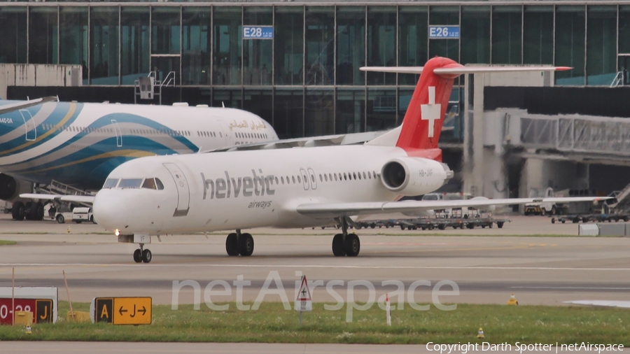 Helvetic Airways Fokker 100 (HB-JVF) | Photo 212826