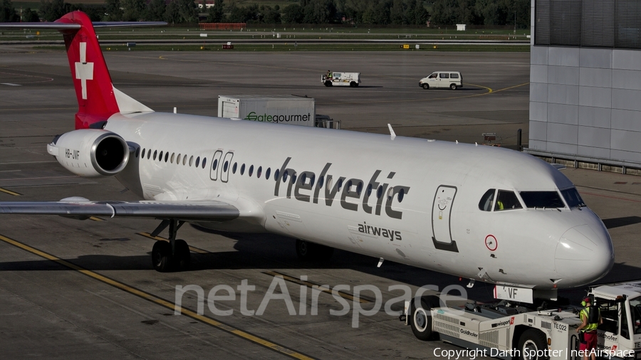 Helvetic Airways Fokker 100 (HB-JVF) | Photo 231727