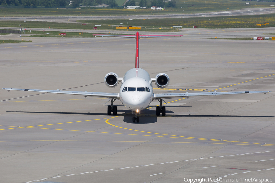 Helvetic Airways Fokker 100 (HB-JVF) | Photo 244223