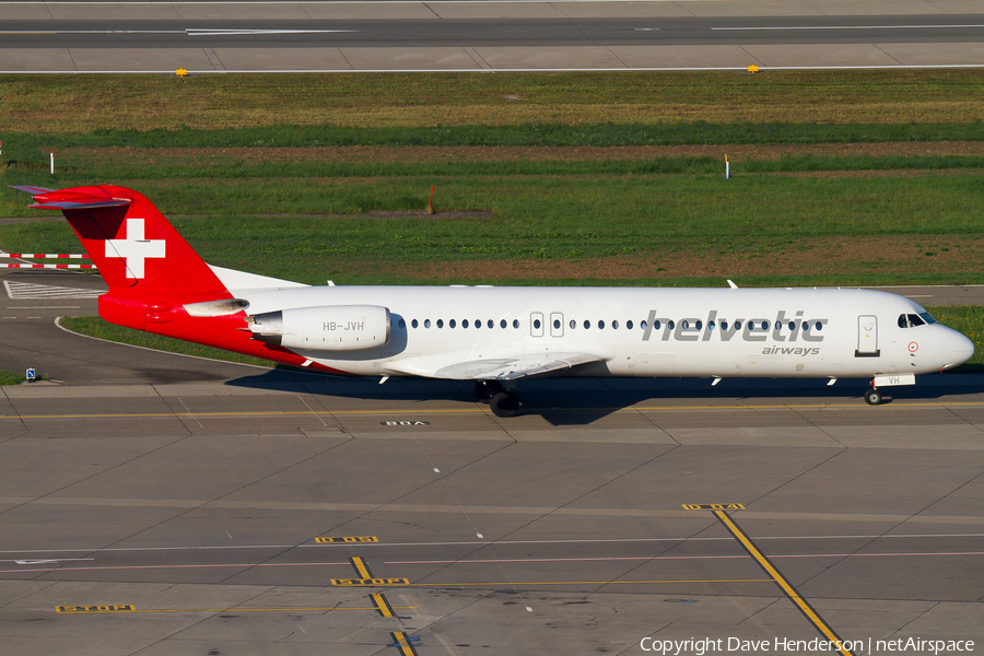 Helvetic Airways Fokker 100 (HB-JVF) | Photo 9718