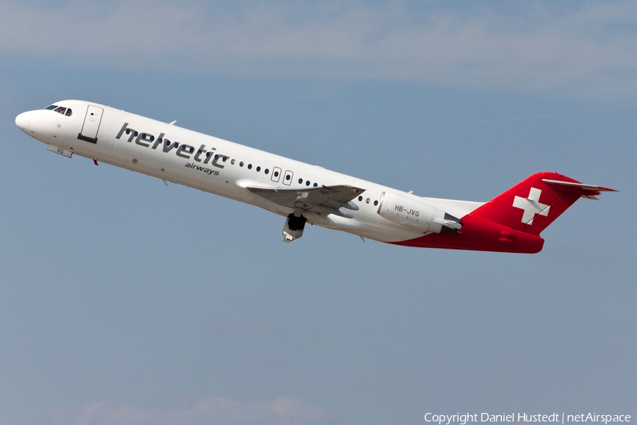 Helvetic Airways Fokker 100 (HB-JVG) | Photo 489920