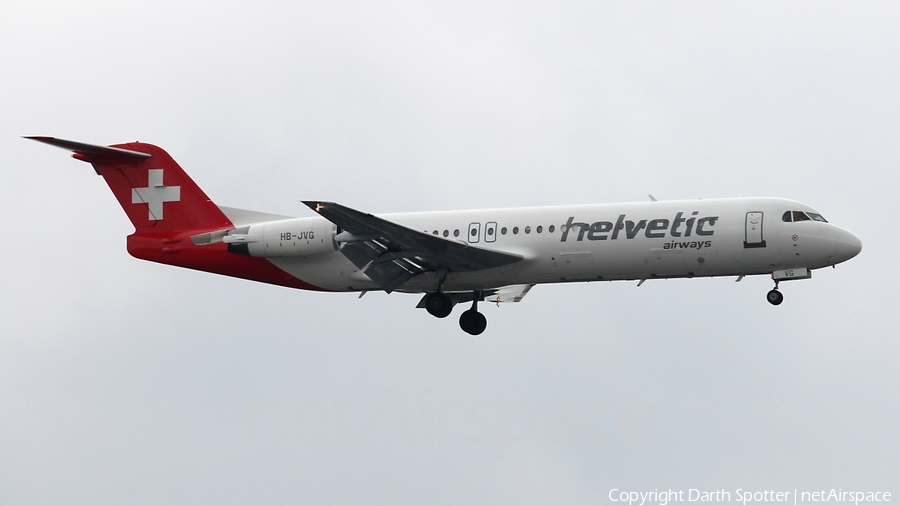 Helvetic Airways Fokker 100 (HB-JVG) | Photo 209979