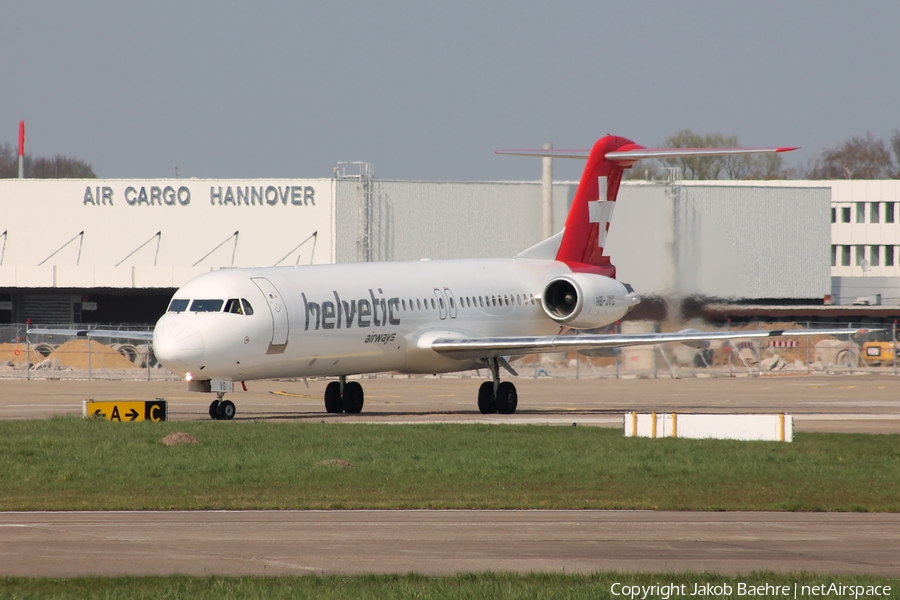 Helvetic Airways Fokker 100 (HB-JVG) | Photo 140901