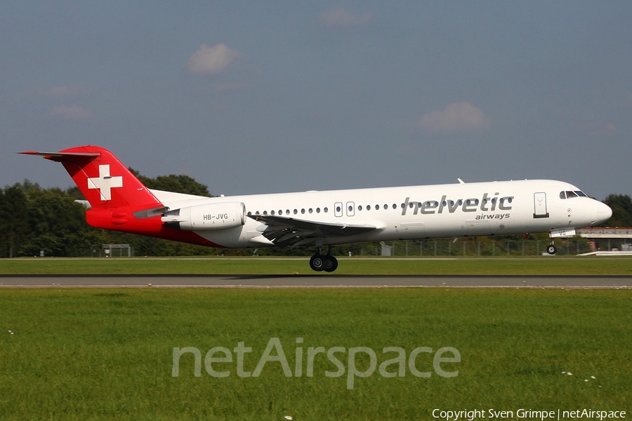 Helvetic Airways Fokker 100 (HB-JVG) | Photo 123043