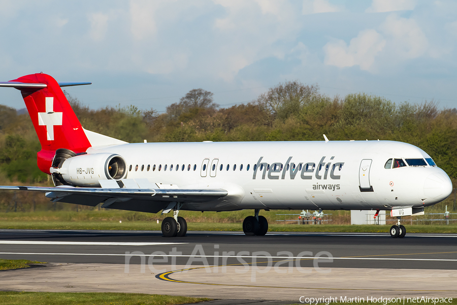 Helvetic Airways Fokker 100 (HB-JVG) | Photo 106623