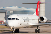 Helvetic Airways Fokker 100 (HB-JVG) at  Manchester - International (Ringway), United Kingdom