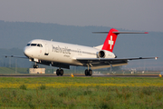 Helvetic Airways Fokker 100 (HB-JVG) at  Zurich - Kloten, Switzerland