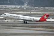 Helvetic Airways Fokker 100 (HB-JVG) at  Zurich - Kloten, Switzerland