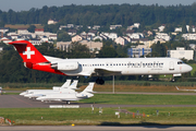 Helvetic Airways Fokker 100 (HB-JVG) at  Zurich - Kloten, Switzerland