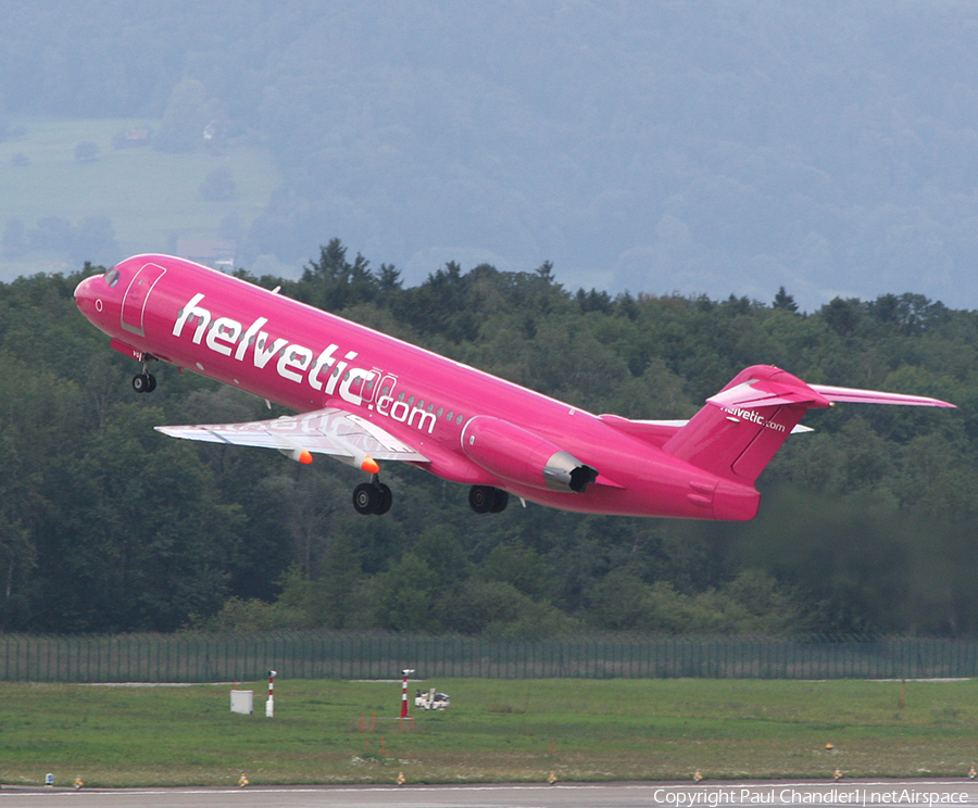 Helvetic Airways Fokker 100 (HB-JVG) | Photo 54141