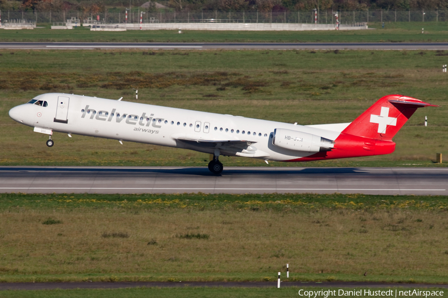 Helvetic Airways Fokker 100 (HB-JVH) | Photo 447505