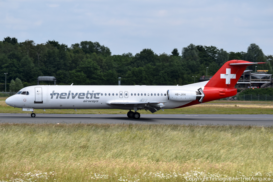 Helvetic Airways Fokker 100 (HB-JVH) | Photo 422082