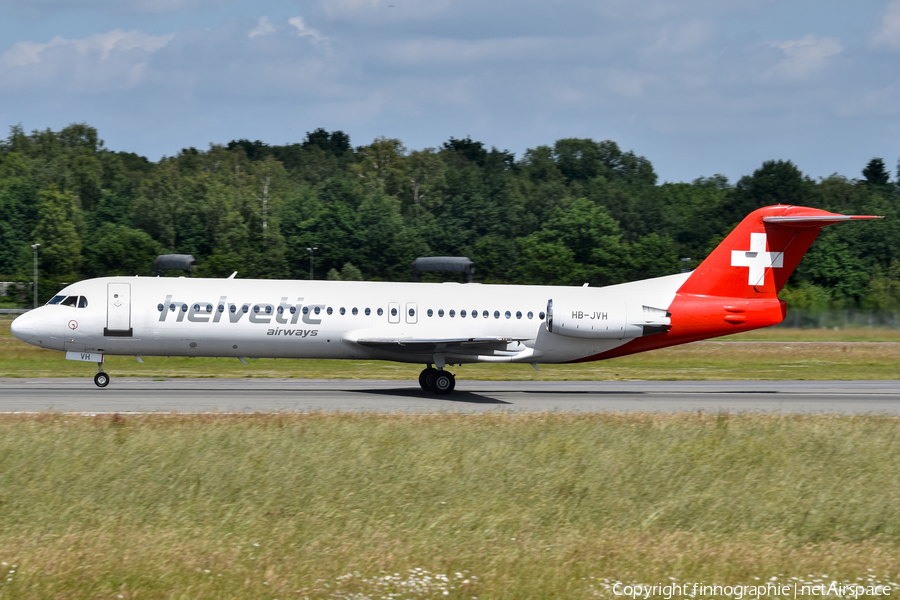Helvetic Airways Fokker 100 (HB-JVH) | Photo 422085