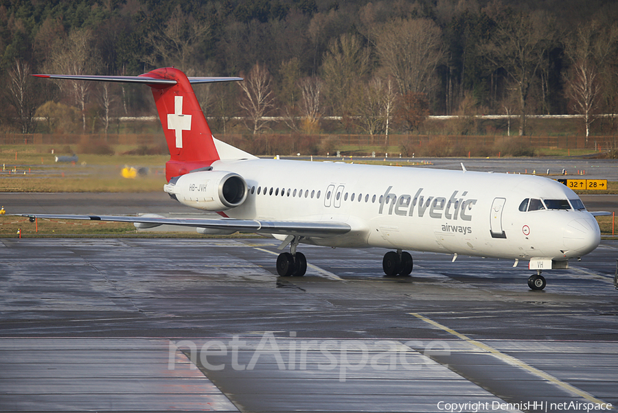 Helvetic Airways Fokker 100 (HB-JVH) | Photo 388727