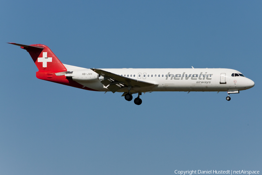 Helvetic Airways Fokker 100 (HB-JVH) | Photo 421089