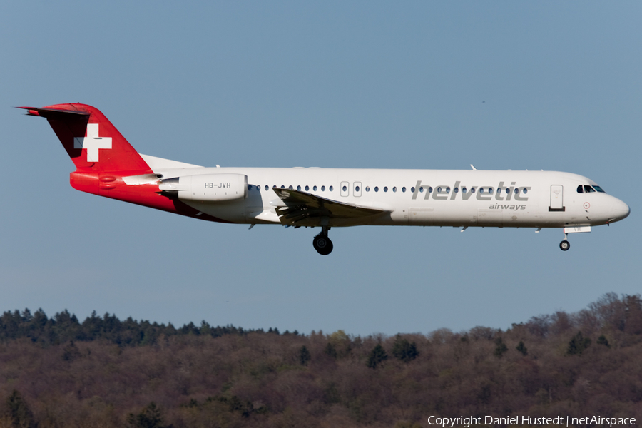 Helvetic Airways Fokker 100 (HB-JVH) | Photo 421591