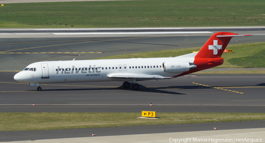 Helvetic Airways Fokker 100 (HB-JVH) | Photo 104191