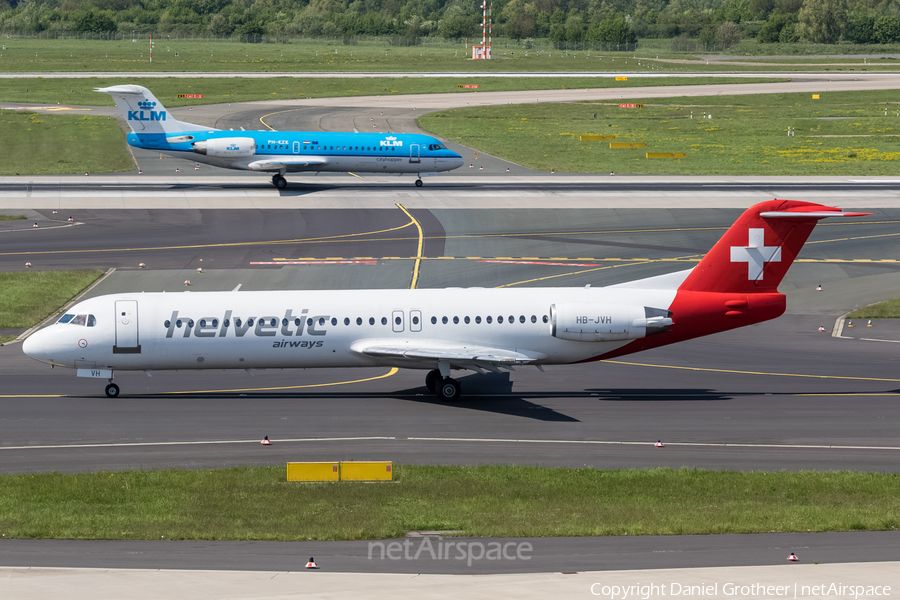Helvetic Airways Fokker 100 (HB-JVH) | Photo 116738