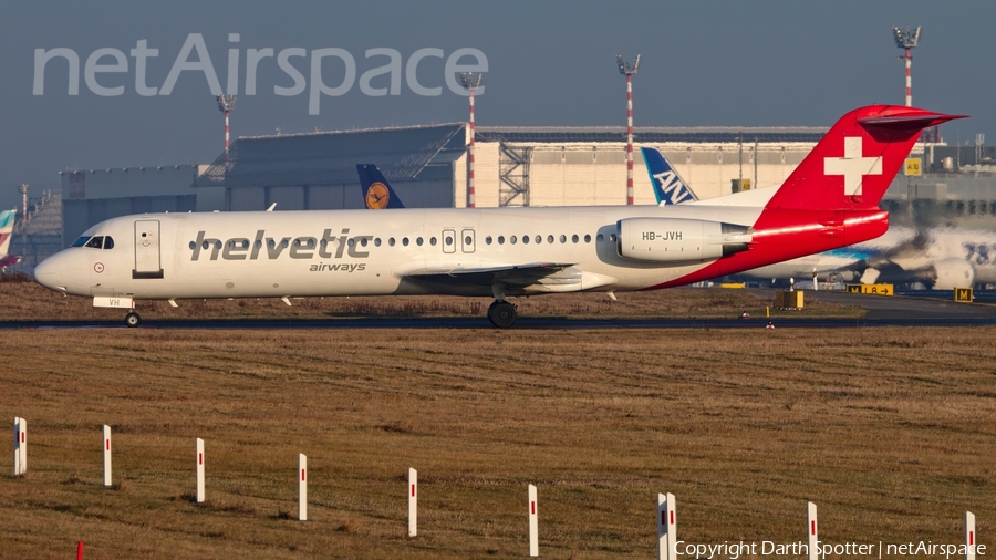 Helvetic Airways Fokker 100 (HB-JVH) | Photo 140280